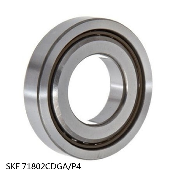 71802CDGA/P4 SKF Super Precision,Super Precision Bearings,Super Precision Angular Contact,71800 Series,15 Degree Contact Angle