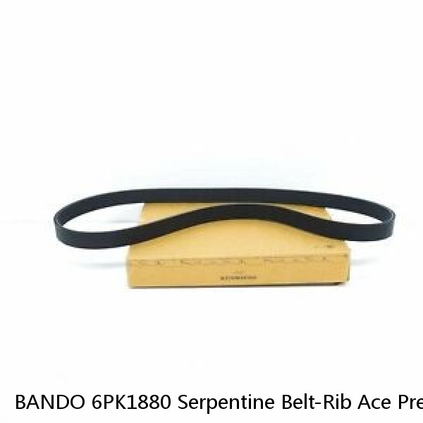 BANDO 6PK1880 Serpentine Belt-Rib Ace Precision Engineered V-Ribbed Belt  (Fits: Audi)