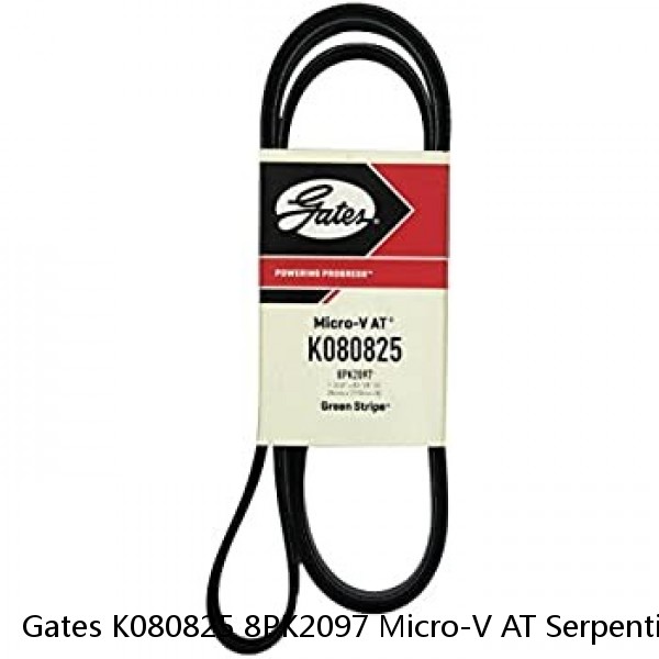 Gates K080825 8PK2097 Micro-V AT Serpentine Belt