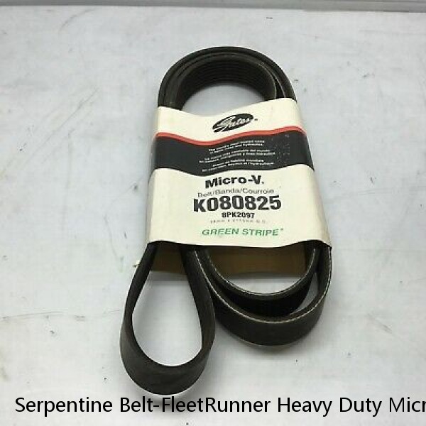 Serpentine Belt-FleetRunner Heavy Duty Micro-V Belt GATES K080825HD